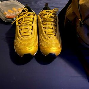 Gold Air Max 97 Fresh wore them twice size 10
